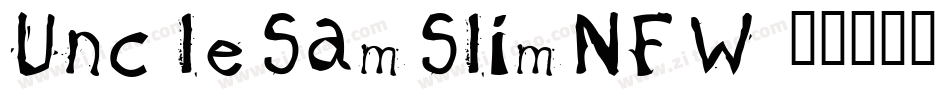 Uncle Sam Slim NF W0字体转换